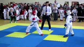 Taekwondo ITF Нуруллин Тимур (МШТ) - Сабо Илья (Пэктусан) 1/2 Кубок Москвы
