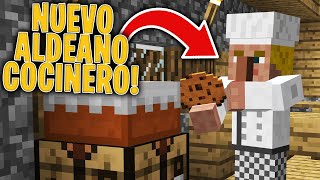 Nuevo ALDEANO COCINERO en MINECRAFT! ? ¿Hace las mejores TARTAS? ?