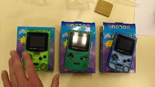 Gb boy color, diferencia entre las dos versiones existentes