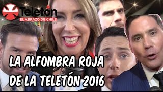 LA ALFOMBRA ROJA DE TELETÓN 2016 | Pancho Saavedra nos quiere mucho