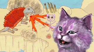 СПАСАЮ ЛЕО я теперь стикмен Draw a Stickman EPIC говорящая КОШКА ЛАНА играет