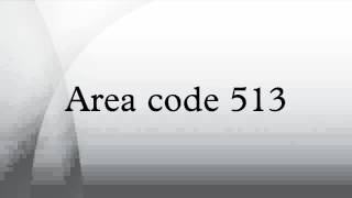 Area code 513