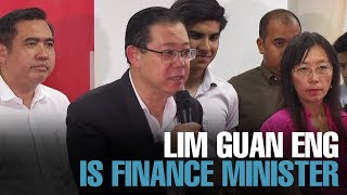 NEWS: Lim Guan Eng is Finance Minister