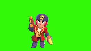 Футаж Корсар Кольт Бравл Старс | Footage green screen Corsair Colt Brawl Stars