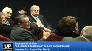 Presentación del Libro La Libertad Académica. Colección de Educación Superior. Parte 8