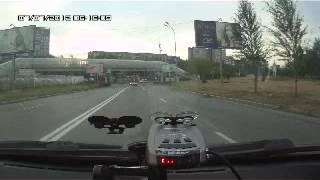Тест антирадаров 2012г. Beltronics RX65i на да-210 в спину и в бок