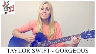 TAYLOR SWIFT - GORGEOUS (Tanya Domareva) acoustic #cover guitar