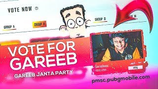 ?PUBG MOBILE LIVE : RANDOM TROLLING WITH ELECTION CAMPING VOTE FOR GAREEB