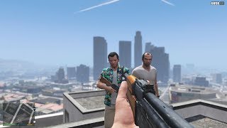 GTA 5 PC: REALISTIC DEATHS (EUPHORIA RAGDOLL OVERHAUL) #13