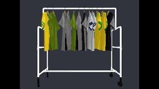 3D Model of t-shirt - file Rack shirts N131213.3DS