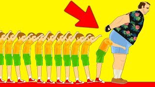 ВСЕ ХОТЯТ ПОПАСТЬ ТУДА! Я ПОПАЛ В ОГРОМНУЮ ОЧЕРЕДЬ ЗА ВЫИГРЫШЕМ - БЕЗУМНЫЕ УРОВНИ В HAPPY WHEELS