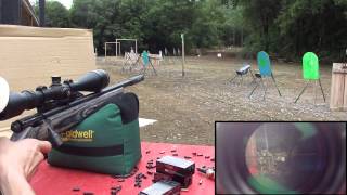 Savage FV-SR 22LR at 200 yards (with Sparrow silencer)