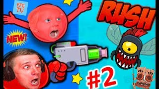 Крутые ПРИКЛЮЧЕНИЯ КРАСНОГО ШАРИКА RED ball Rush #2 детский летсплей от FFGTV папа и Милана играют