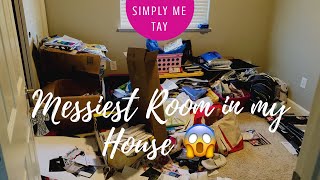 MESSIEST ROOM IN MY HOUSE | Time Lapse Decluttering
