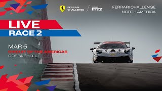 Ferrari Challenge North America Coppa Shell – COTA, Race 2