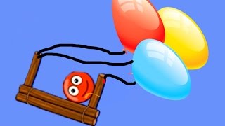 Red BALL. Красный шарик 6 [5]. Мультик игра для детей.