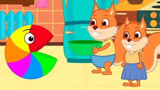 Famille d'Écureuil - Pacman Arc-en-ciel Vidéos Animé 2021 en Français 13+