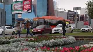 Выход на линию газовых автобусов в Набережных Челнах 07.09.15г.
