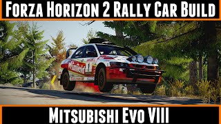 Forza Horizon 2 Rally Car Build Mitsubishi Evo VIII (Storm Island)