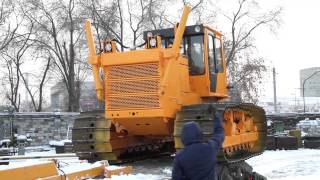 Отгрузка бульдозера-болотохода Б10МБ PROFFI на Мыс Каменный (ЯНАО)