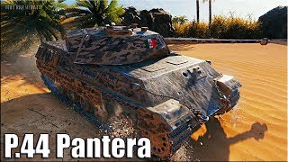 P.44 Pantera ДАМАГЕР World of Tanks лучший бой ст Италии 8 уровень