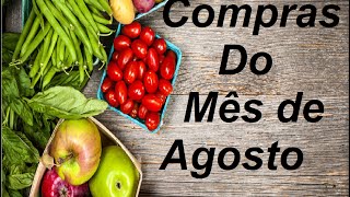 COMPRAS de SUPERMERCADO - Agosto/2016