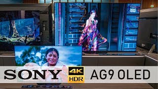 SONY AG9 OLED TV in 55, 65 und 77 Zoll im Hands-On (4K / 60p)