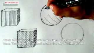 Hatching and Cross-Hatching - using line to create value