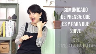 Comunicado de prensa: qué es y para qué sirve