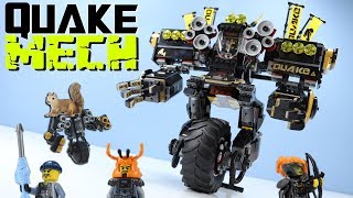 LEGO The Ninjago Movie Quake Mech Cole Set Speed Build Review 70632