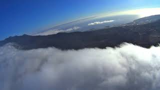 VSC - Cascada de nubes sobre Cumbre Nueva - Paisajes de La Palma HD