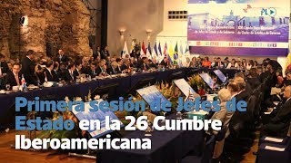Primera sesión de Jefes de Estado y de Gobierno | Prensa Libre
