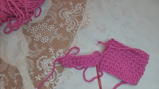 ВЯЖЕМ УЗОР "Крестики". Вязание крестиками. Как вязать крестики крючком . Урок для начинающих.