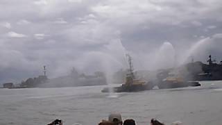 Вальс военных кораблей.День ВМФ.Балтийск, калининградская область.