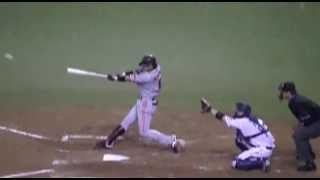 亀井義行の打撃フォーム（ライト前ヒット） スローモーション 300fps 20130603