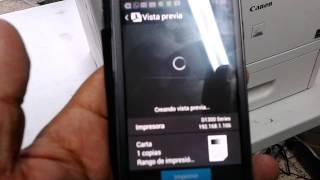 canon d1320 impresion desde el telefono android