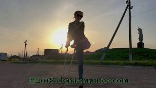 Elena amputee preview - Clip Sunset