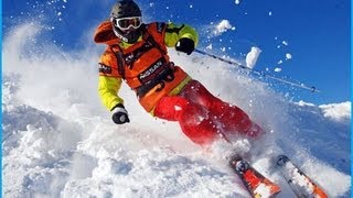 Почти горнолыжники) Первое катание на горных лыжах)