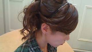 Loose rolls Up-do ゆる巻きルーズアップ編[Reupload]