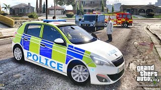 GTA 5 MODS LSPDFR 736 - BRITISH PATROL !! (GTA 5 REAL LIFE PC MOD)
