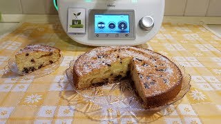 Torta al cocco e gocce di cioccolato per bimby TM6 TM5 TM31