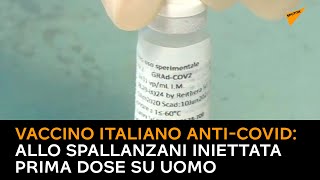 Vaccino italiano anti-Covid, allo Spallanzani iniettata prima dose su uomo