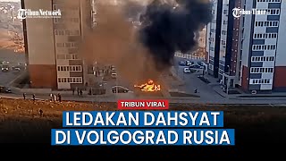 Ledakan Dahsyat di Volgograd Rusia, 4 Mobil Terbakar dan 1 Orang Kehilangan Nyawa