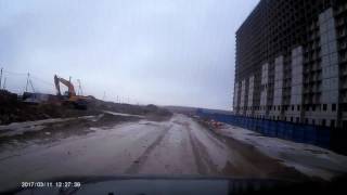 2017.03.11 - выезд из Западного Мурино через Воронцовский в Лаврики