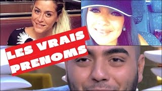 LES VRAIS PRENOMS DES STARS DE TELE REALITEE