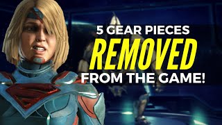 Injustice 2: 5 Gear Pieces That Were REMOVED From The Game!