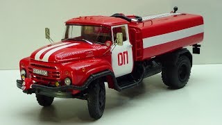 КО-002 Пожарная Автоцистерна на базе ЗиЛ 130 Dip Models 1:43