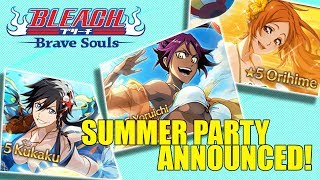 [Bleach Brave Souls] Summer Party Announced!  Kukaku, Yoruichi, Orihime!