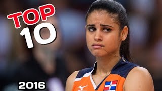 Топ-10 самых красивых действующих  волейболисток планеты. 2016
