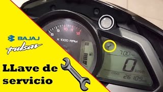 QUITAR LLAVE DE SERVICIO // PULSAR 200 NS